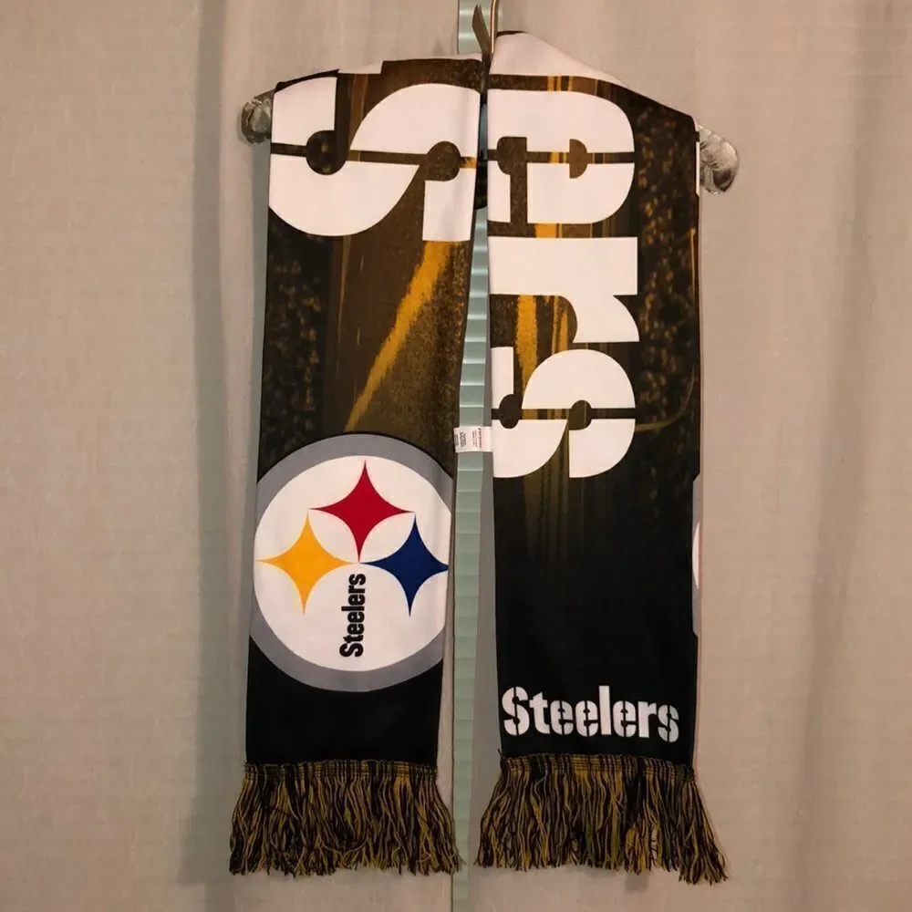 Forever OS Steelers Double Sided Scarf